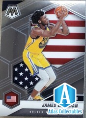 2020-21 Panini Mosaic National Pride RC #260 JAMES WISEMAN Warriors